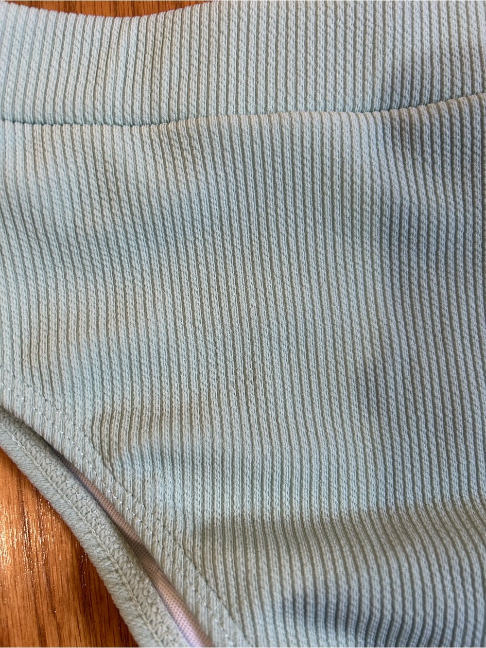 Mint Ribbed Two-Piece Bikini Set - Picture 3 of 6